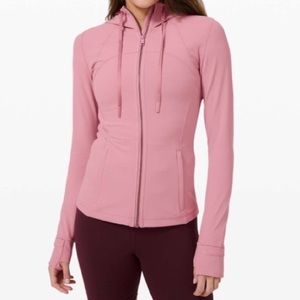 LULULEMON Nulu Define Jacket in Pink Pastel.